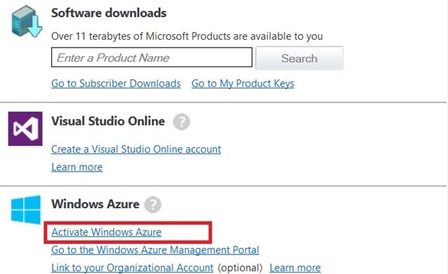 Windows Azure w programie BizSpark